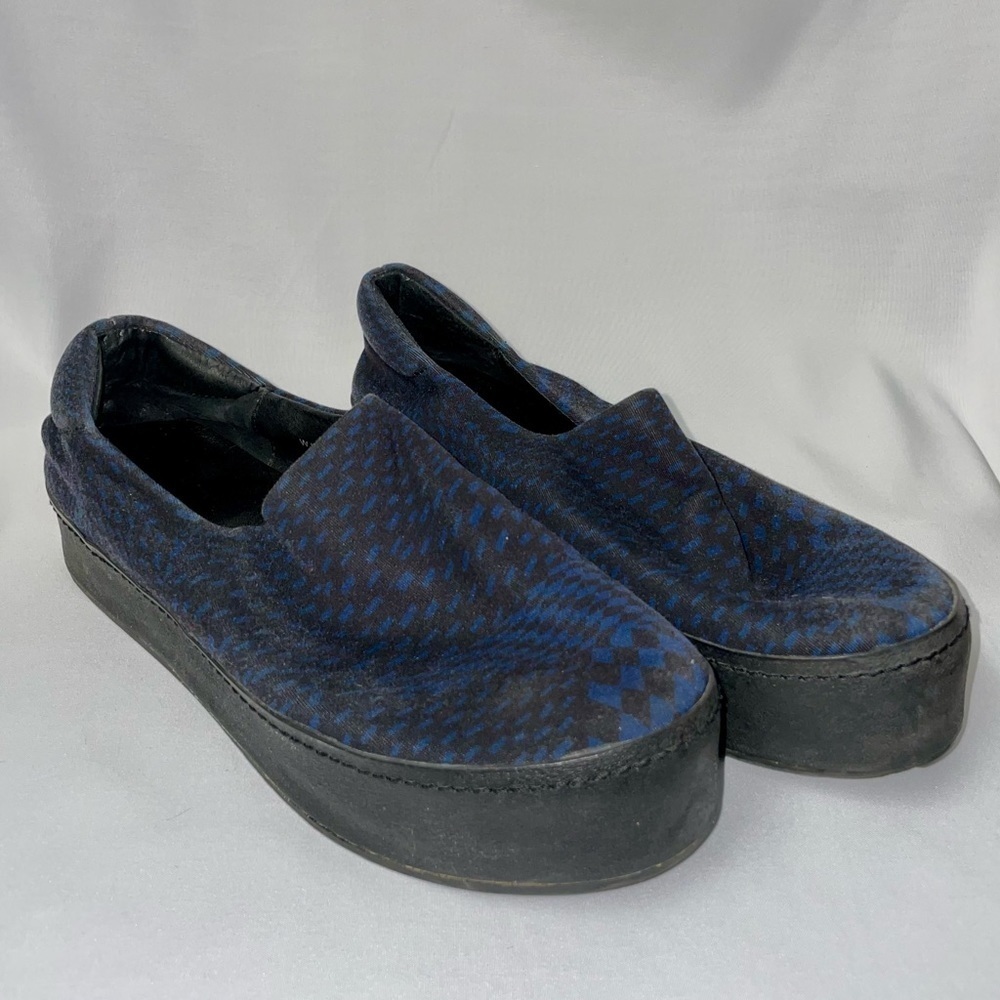 Opening Ceremony Cici Checkered Platform Slip-On Sneakers Shoes